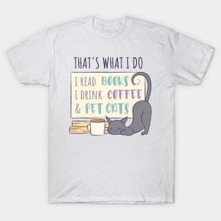 Cozy Cat and Coffee T-Shirt